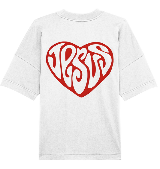 Jesus Heart Tee - Organic Oversize Shirt